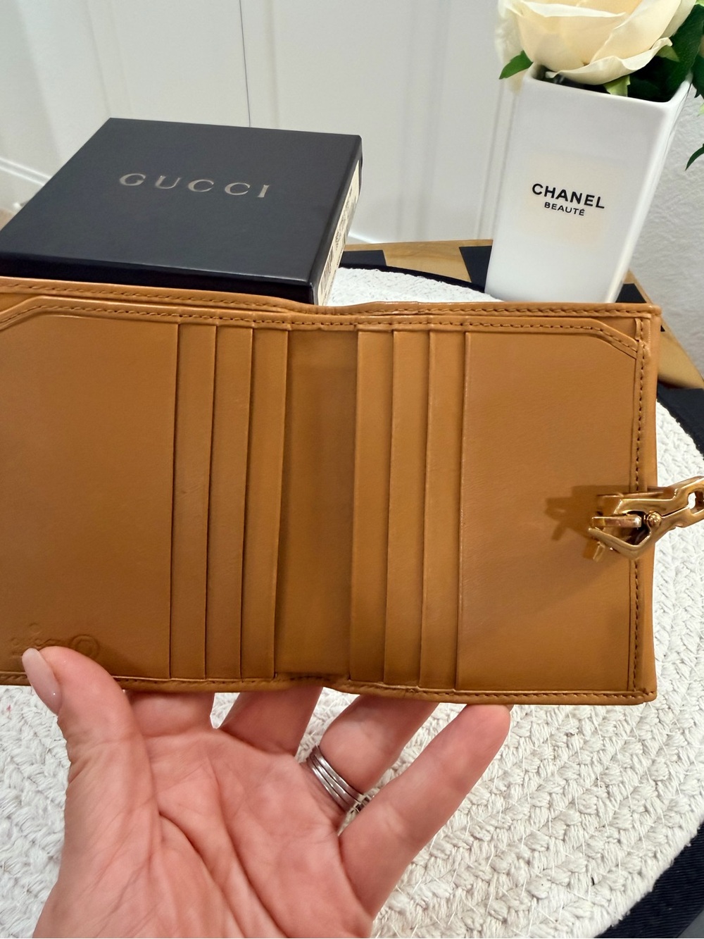Gucci Jackie Orange Suede with tan leather trim COA & Box❣️ - Picture 8 of 16